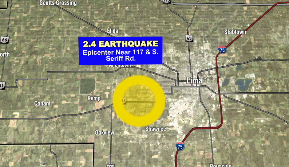 2.4 Earthquake Overnight